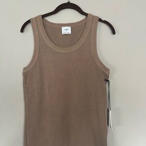 Academy Women Tank Top XL NWT 
Beautiful Brown specially dyed Australia Brand